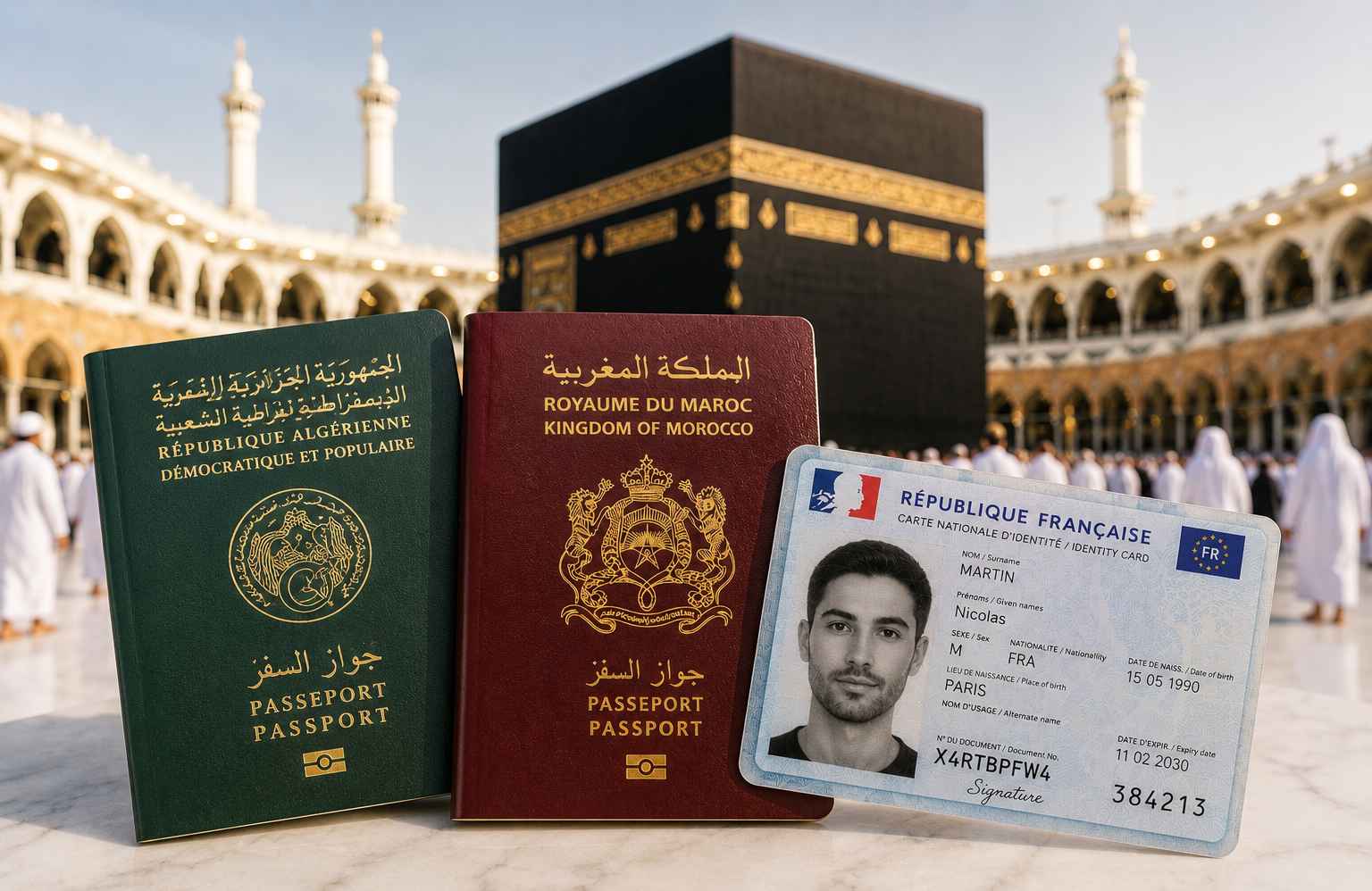 carte didentite francaise pour un visa omra